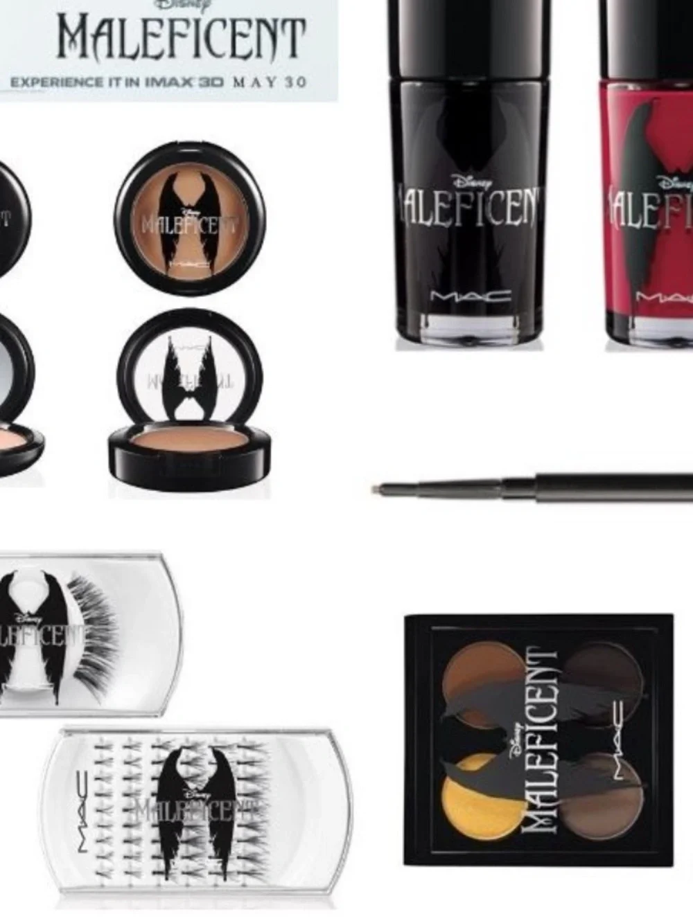 NIB MAC Cosmetics Maleficent Eyeshadow Quad Palette